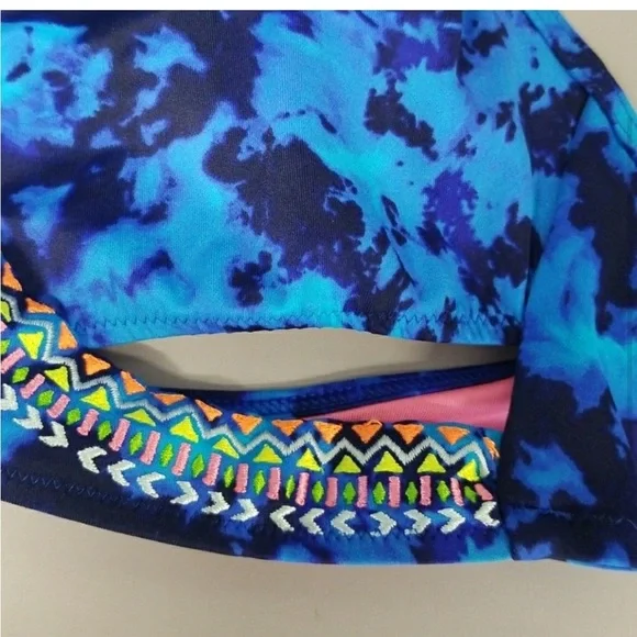 Pink VS Aztec Print Bikini Wrap Top - Picture 3 of 3